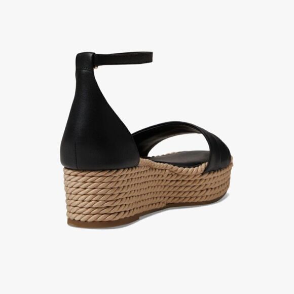 Franco Sarto Sandals Via Black Leather - Picture 10 of 11